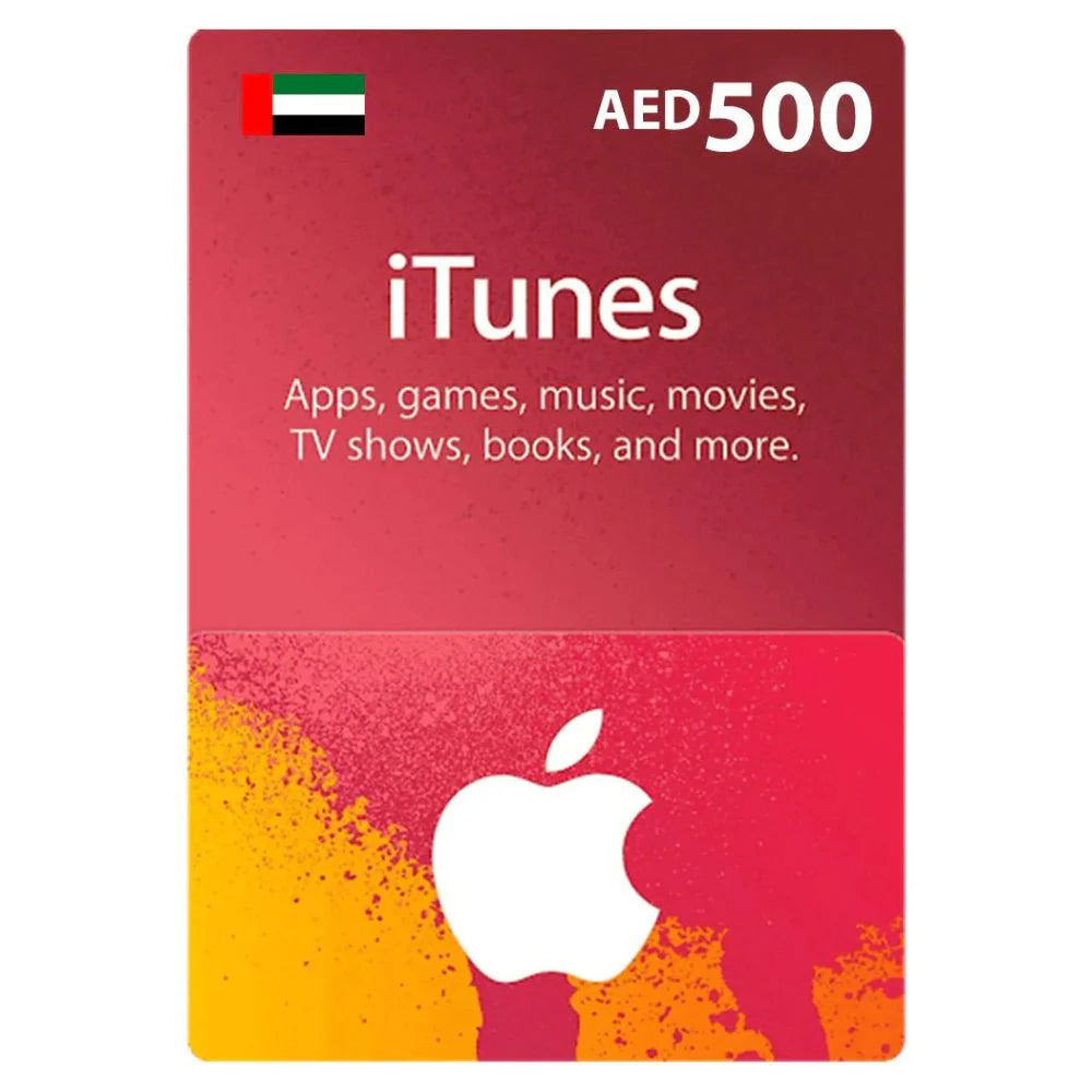 Buy iTunes AED 500 | Yallatoys.com