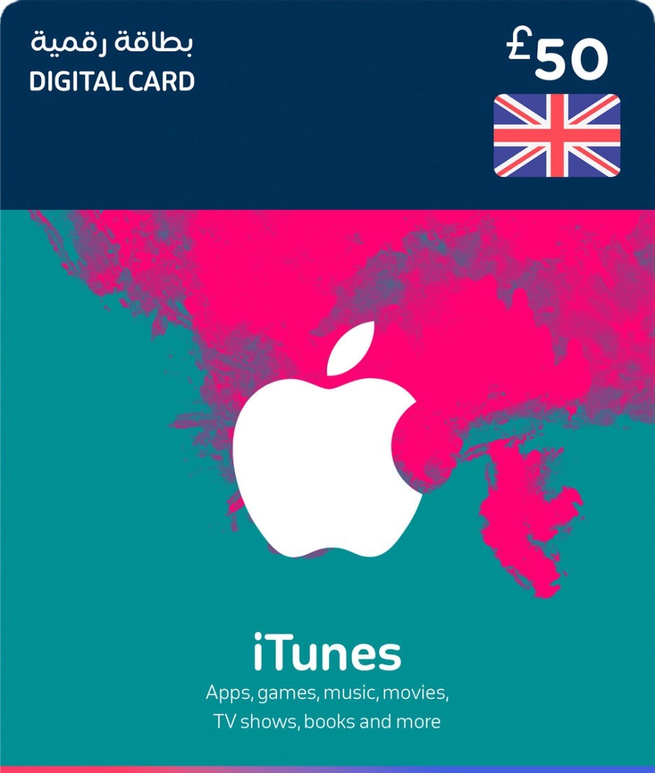 Buy iTunes UK GBP50 | Yallatoys.com