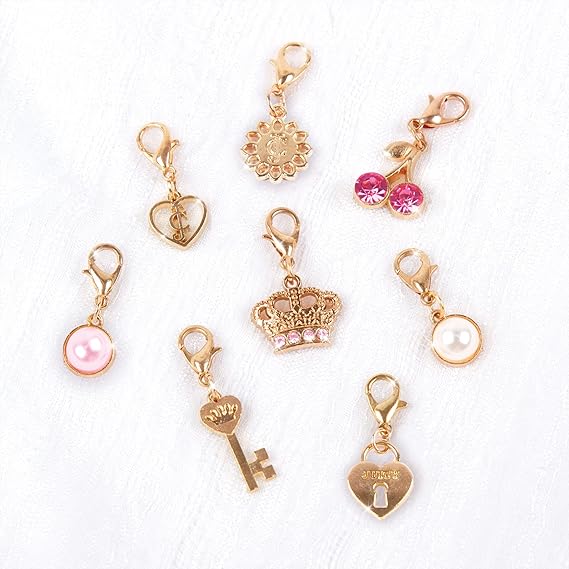 Buy Juicy Couture Perfectly Pink Bracelets DIY Charm Bracelet Making Kit | Yallatoys.com