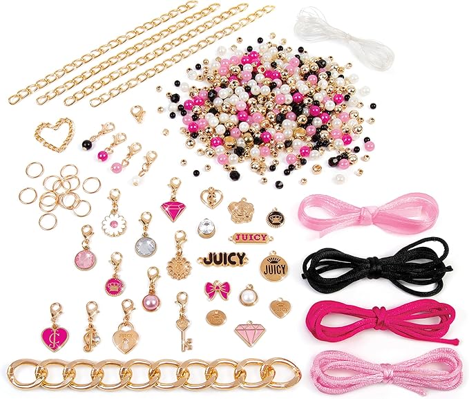 Buy Juicy Couture Glitz N Glam Charm Bracelets 494pc DIY Kit | Yallatoys.com