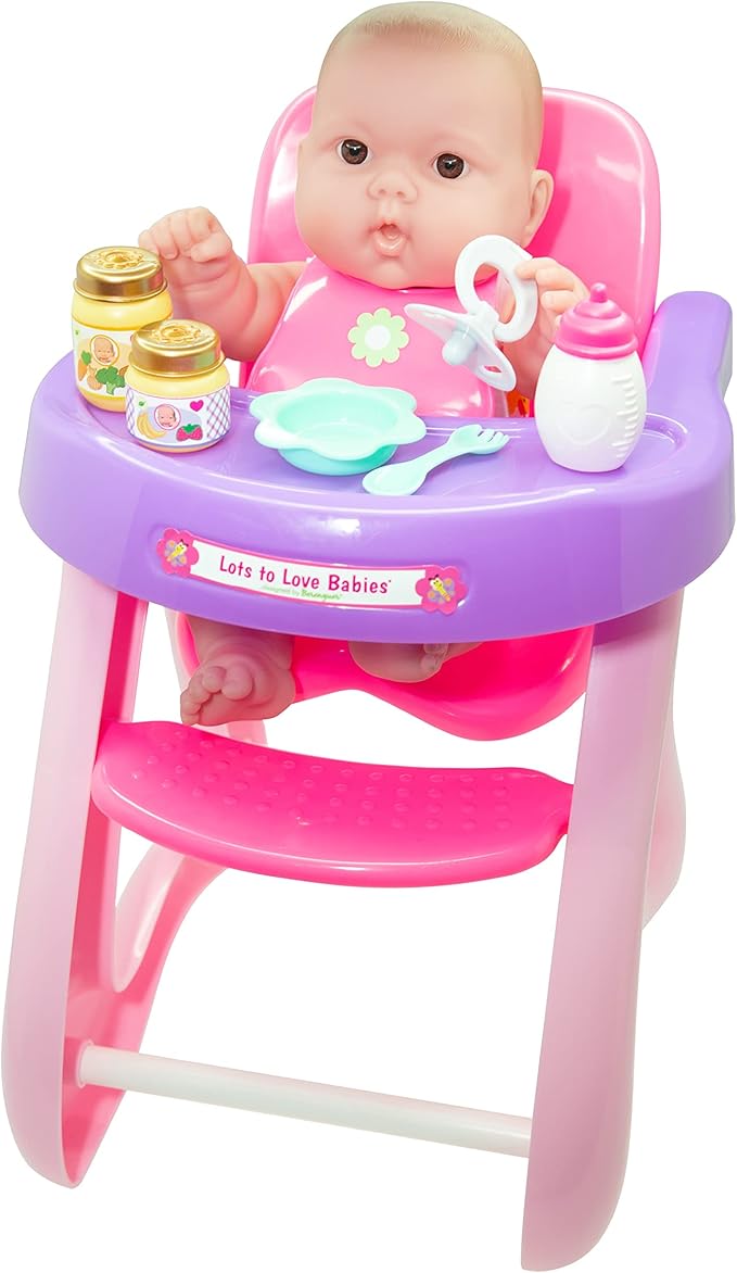 Buy JC Toys Lots to Love Babies Doll and High Chair 14Inch | Yallatoys.com