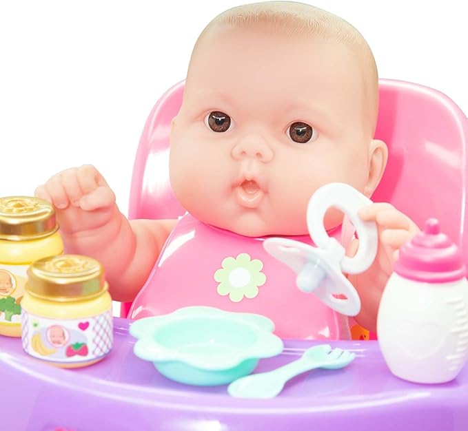 Buy JC Toys Lots to Love Babies Doll and High Chair 14Inch | Yallatoys.com