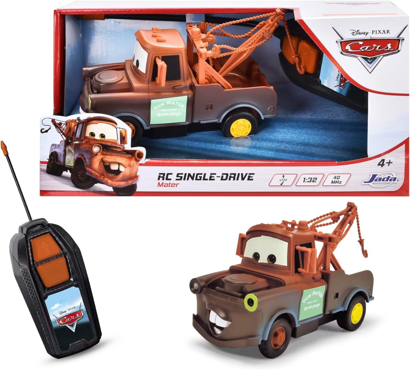 Buy Jada Remote Controlled Cars Mater 1:32 Scale | Yallatoys.com