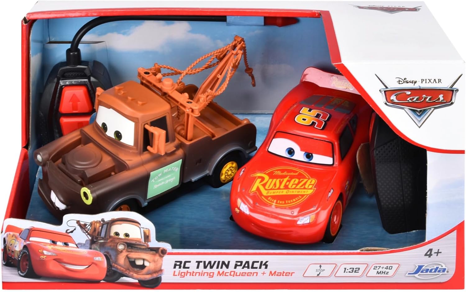 Buy Jada Remote Controlled Cars Lmq + Mater Twin Pack 1:32 Scale | Yallatoys.com
