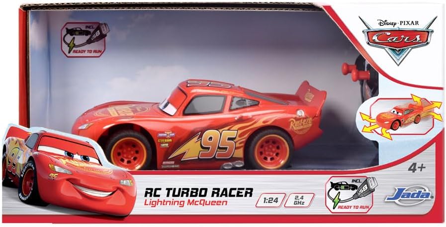 Buy Jada Remote Controlled Cars 3 Lightning Mcqueen Turbo Racer | Yallatoys.com