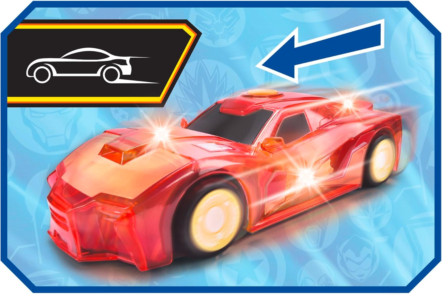 Buy Jada Toys Marvel Light Hero Iron Man Car 1:32 | Yallatoys.com