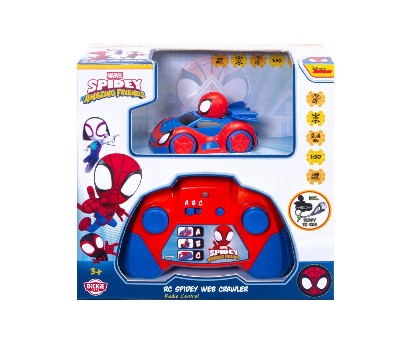 Buy Jada Remote Controlled Spidey Web Crawler 1:50 Scale | Yallatoys.com