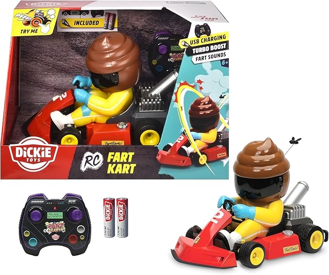 Buy Jada Remote Control Fart Kart Try Me Vehicle | Yallatoys.com
