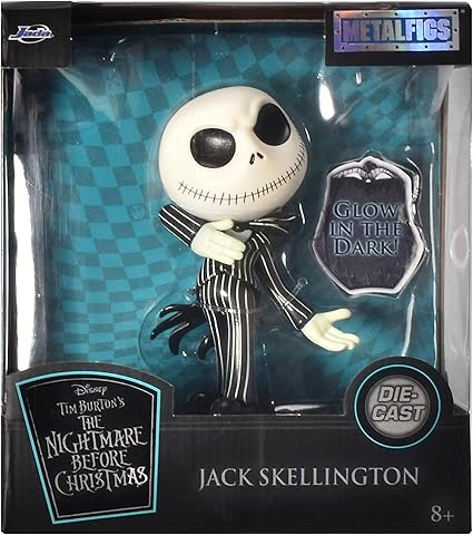 Buy Jada Disney Jack Skellington Metal Figure Glow in the Dark 4inch | Yallatoys.com