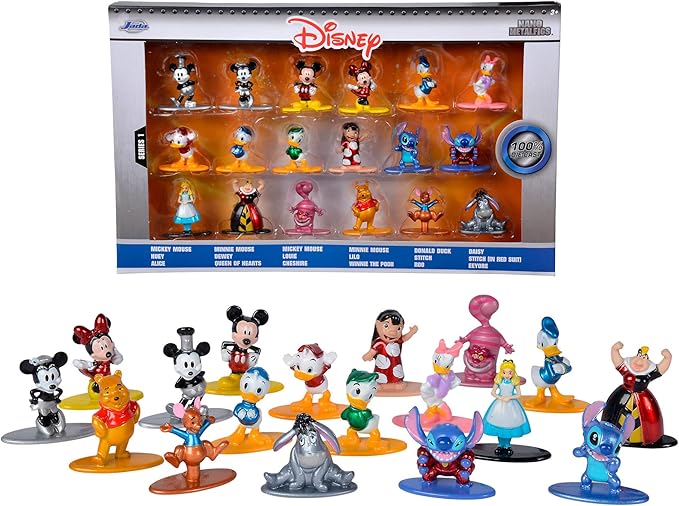 Buy Jada Disney 18 Piece Set 4 cm Figurines Metal (Sold Separately Subject To Availability) | Yallatoys.com
