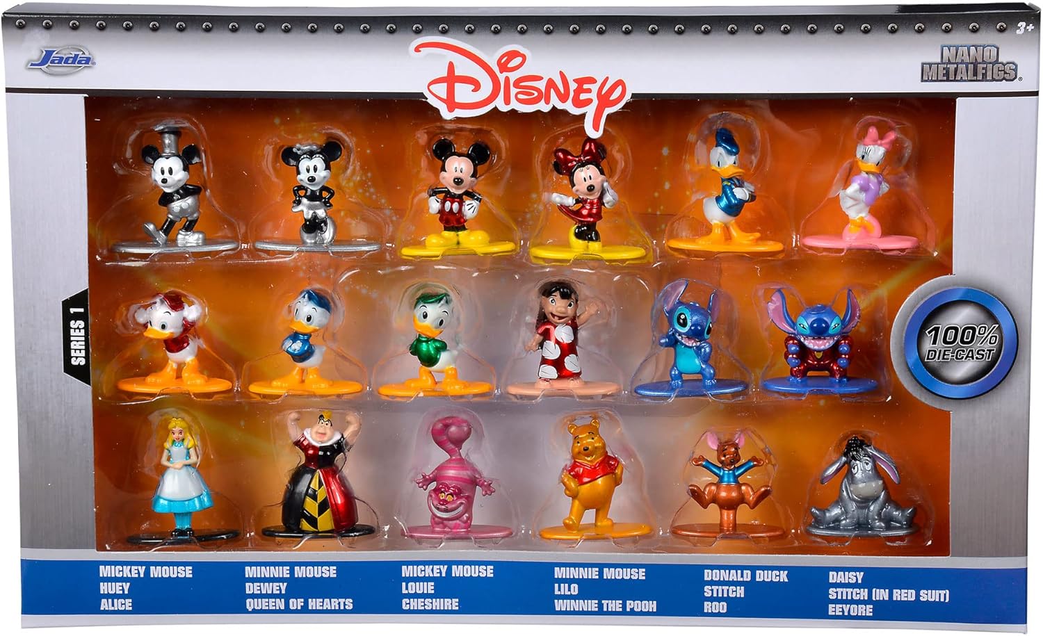 Buy Jada Disney 18 Piece Set 4 cm Figurines Metal (Sold Separately Subject To Availability) | Yallatoys.com