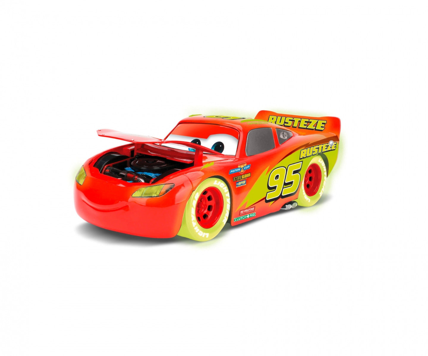 Buy Jada Glow Racers Lightning McQueen Car from Disney Pixars Cars (Sold Separately Subject To Availability) | Yallatoys.com