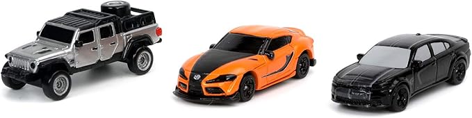 Buy Jada Fast & Furious Set of 3 Nano Collectable Cars (Sold Separately Subject To Availability) | Yallatoys.com