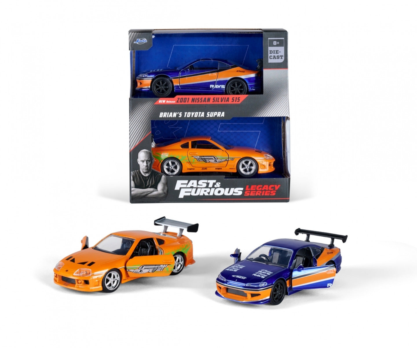 Buy Jada Fast & Furious Twin Pack Wave Cars 3&2 | Yallatoys.com