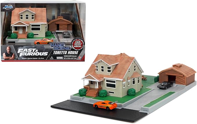 Buy Jada Fast & Furious Nano Doms House Display Diorama | Yallatoys.com