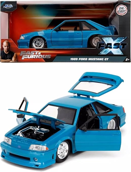 Buy Jada Toys Fast & Furious Ford Mustang GT Quiet Shade Clematis Blue | Yallatoys.com