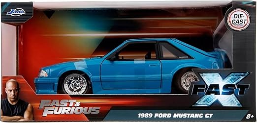 Buy Jada Toys Fast & Furious Ford Mustang GT Quiet Shade Clematis Blue | Yallatoys.com
