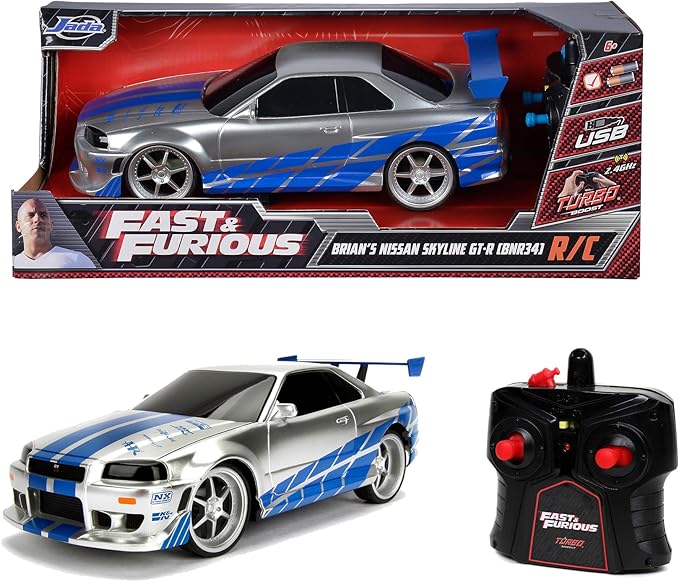 Buy Jada Fast & Furious Remote Control Nissan Skyline Car | Yallatoys.com
