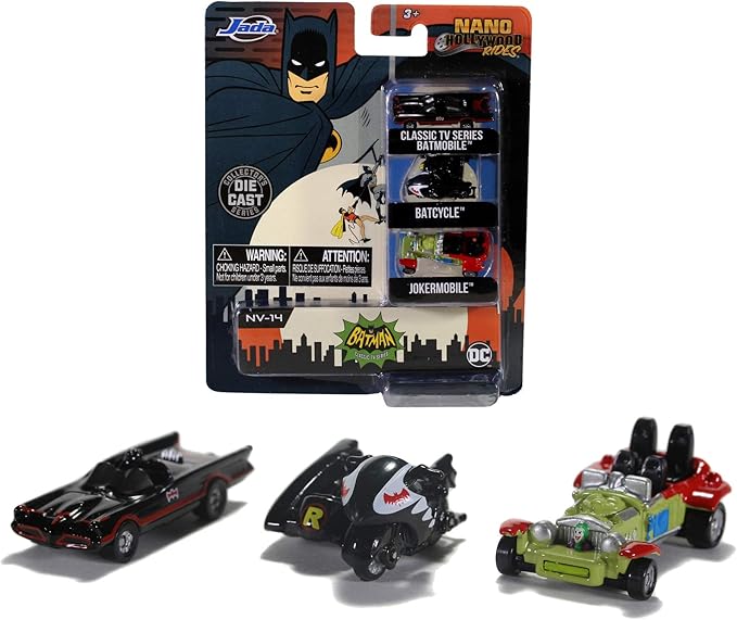 Buy Jada Batman Set of 3 Nano Collectable Die Cast | Yallatoys.com