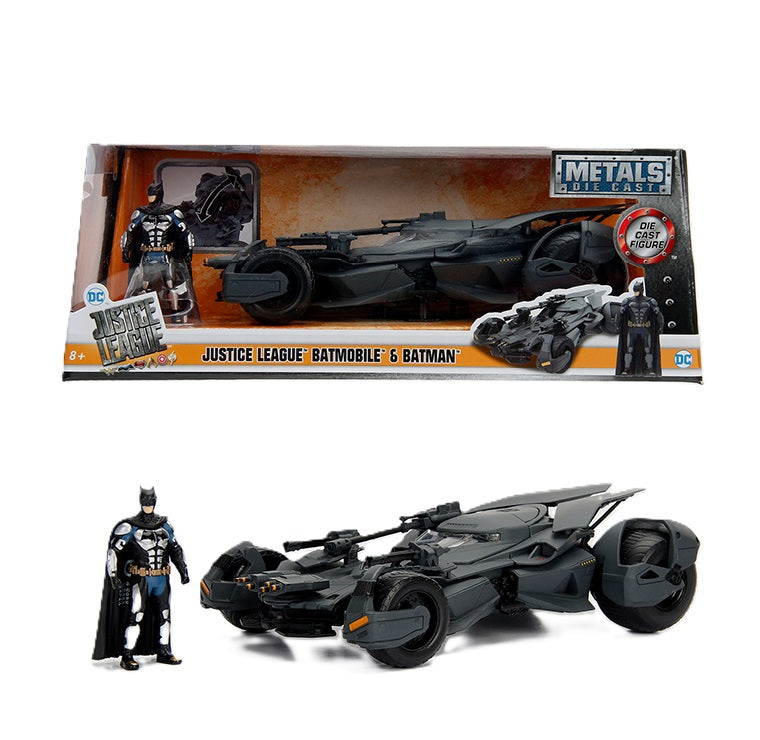 Buy Jada Batmobile car metal Justice League Batman batmovil Black & White One Size | Yallatoys.com