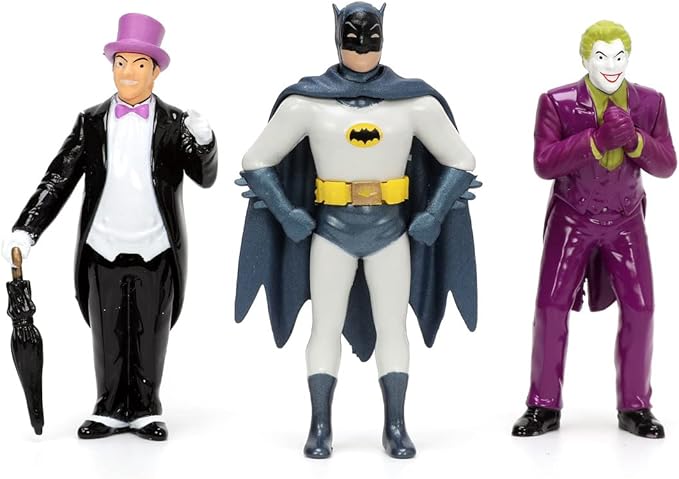 Buy Jada Batman 1966 Class Batmobile Deluxe Car With 4 Action Figures | Yallatoys.com