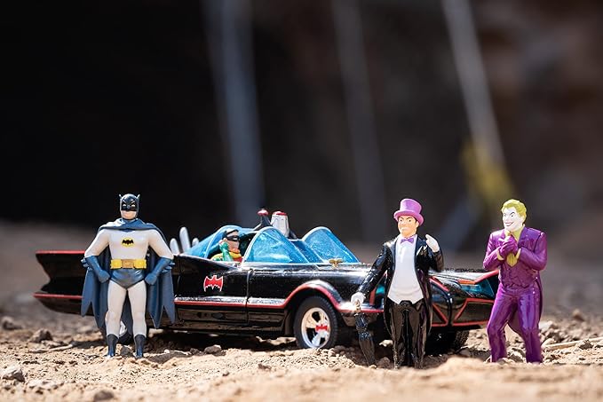 Buy Jada Batman 1966 Class Batmobile Deluxe Car With 4 Action Figures | Yallatoys.com