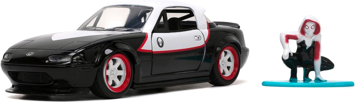 Buy Jada Toys Marvel Ghost Spider 1990 Miata Car | Yallatoys.com