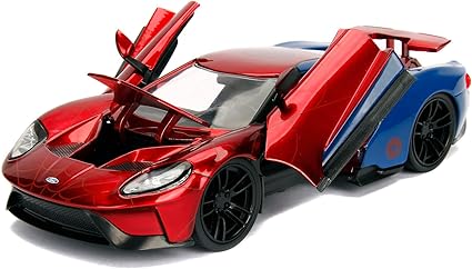 Buy Jada Marvel Spiderman 2017 Ford GT scale die cast car | Yallatoys.com