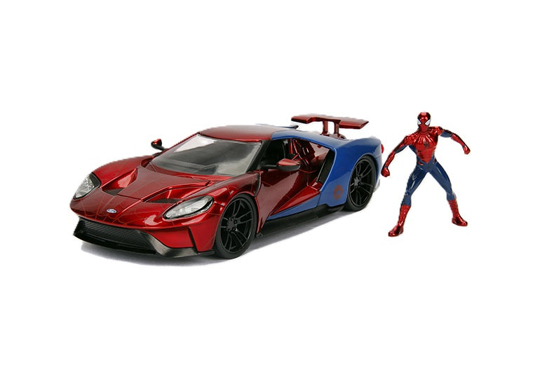 Buy Jada Marvel Spiderman 2017 Ford GT scale die cast car | Yallatoys.com