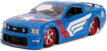 Buy Jada Marvel Captain America Ford Mustang Car | Yallatoys.com