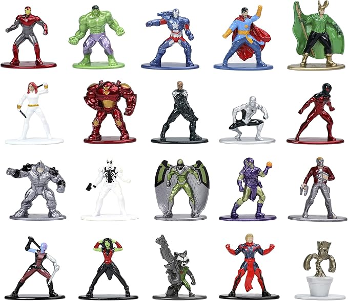 Buy Jada Marvel 20pack Nanofigs Wave 5 (Sold Separately Subject To Availability) | Yallatoys.com