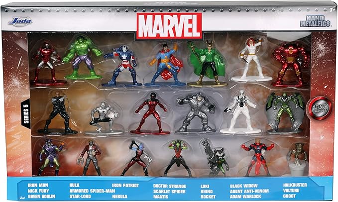 Buy Jada Marvel 20pack Nanofigs Wave 5 (Sold Separately Subject To Availability) | Yallatoys.com
