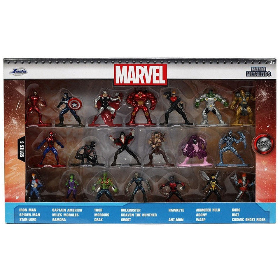 Buy Jada Marvel Nanofigs Wave 6 Pack Of 20 | Yallatoys.com