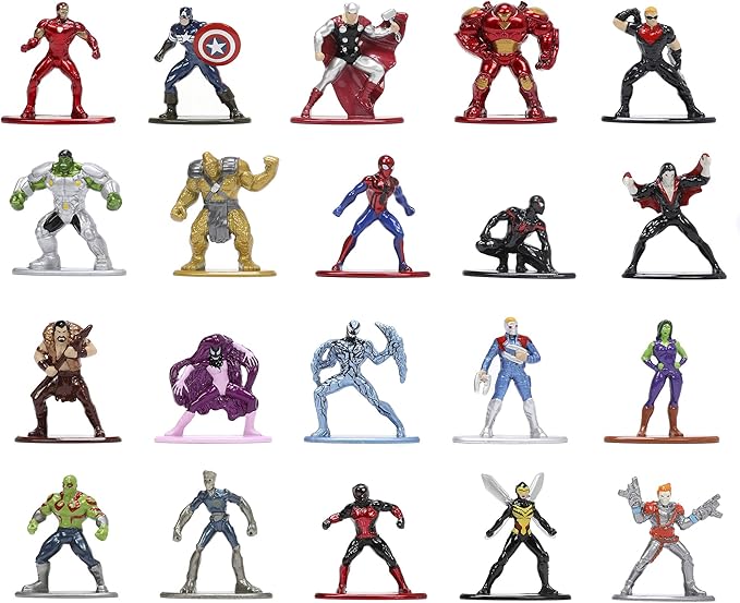 Buy Jada Marvel Nanofigs Wave 6 Pack Of 20 | Yallatoys.com