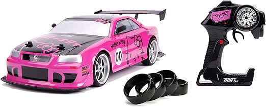 Buy Dickie Remote Control Hello Kitty Drift Nissan Skyline GTR | Yallatoys.com
