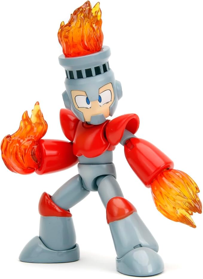 Buy JADA - MEGA MAN FIRE MAN 4.5" FIGURE | Yallatoys.com