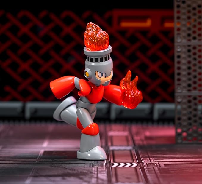 Buy JADA - MEGA MAN FIRE MAN 4.5" FIGURE | Yallatoys.com