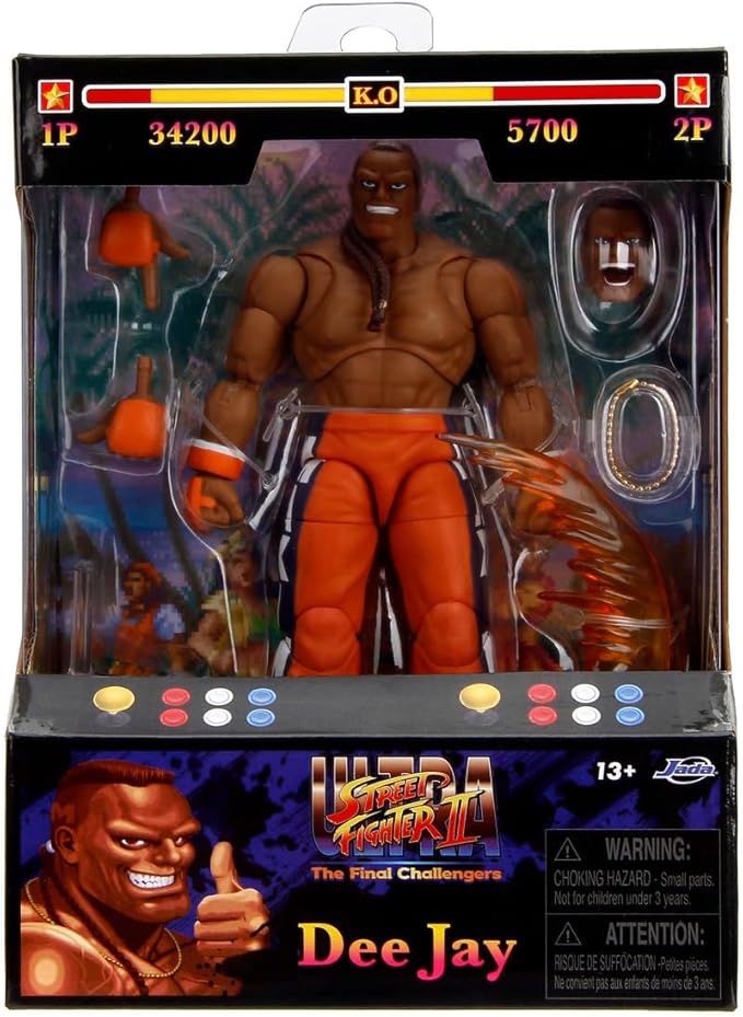 Buy Jada Street Fighter Dee Jay 15cm Articulated Figure | Yallatoys.com