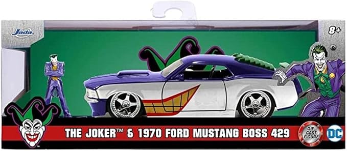 Buy JADA - DC JOKER FORD MUSTANG 1:32 | Yallatoys.com
