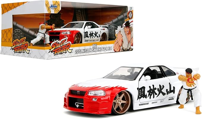 Buy JADA - STREET FIGHTER NISSAN SKYLINE GTR 1:24 | Yallatoys.com