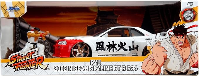 Buy JADA - STREET FIGHTER NISSAN SKYLINE GTR 1:24 | Yallatoys.com