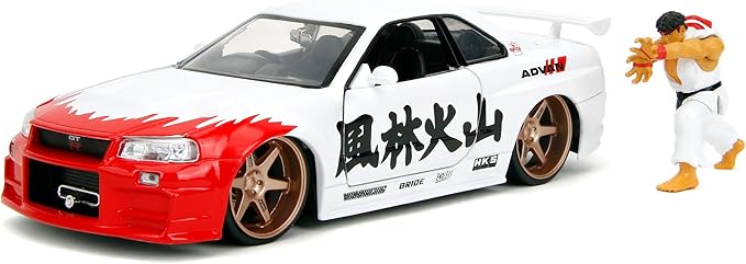 Buy JADA - STREET FIGHTER NISSAN SKYLINE GTR 1:24 | Yallatoys.com
