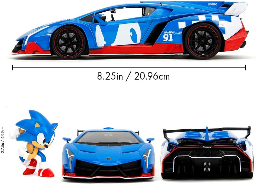 Buy Jada Sonic Lamborghini 1:24 Scale | Yallatoys.com