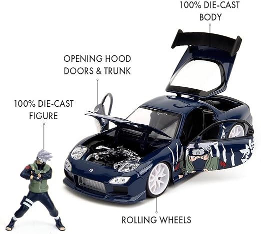 Buy JADA - NARUTO 1993 MAZDA RX-7 1:24 | Yallatoys.com