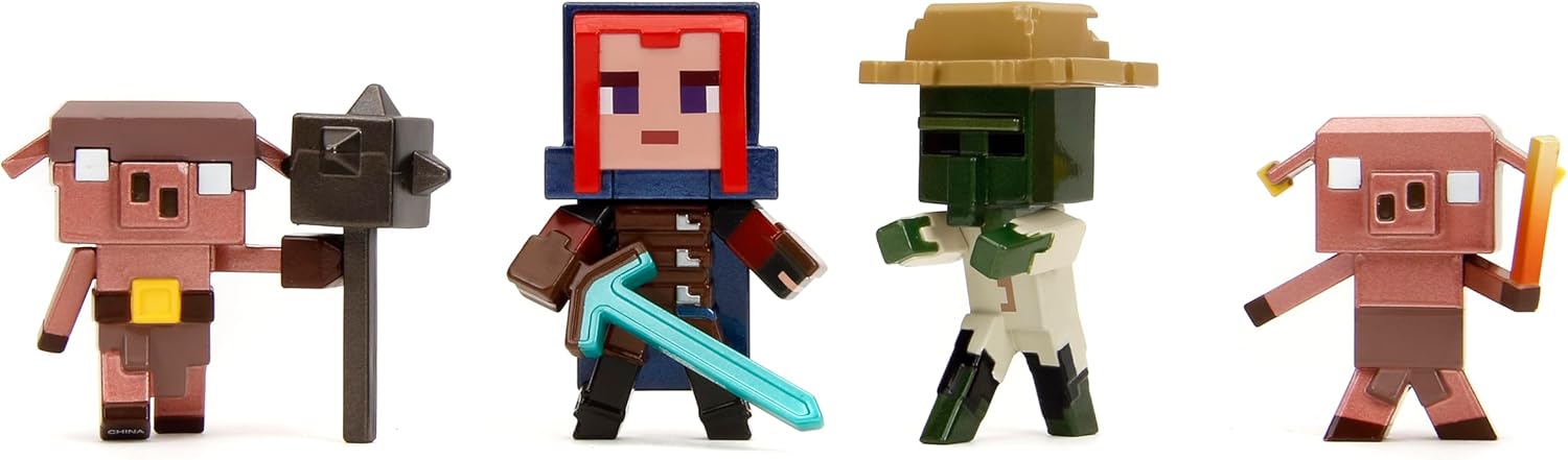 Buy Jada Minecraft Legends Metal Wave Pop Culture Collectible Figures 4 pack (Sold Separately Subject To Availability) | Yallatoys.com