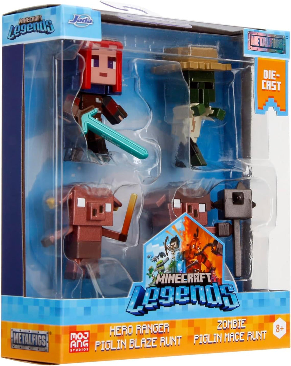 Buy Jada Minecraft Legends Metal Wave Pop Culture Collectible Figures 4 pack (Sold Separately Subject To Availability) | Yallatoys.com