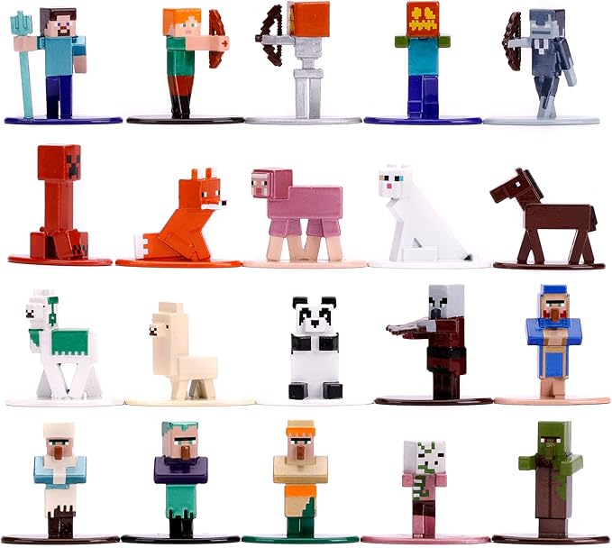 Buy Jada Mine Craft 20 Die Cast Figure Pack Wave 7 | Yallatoys.com