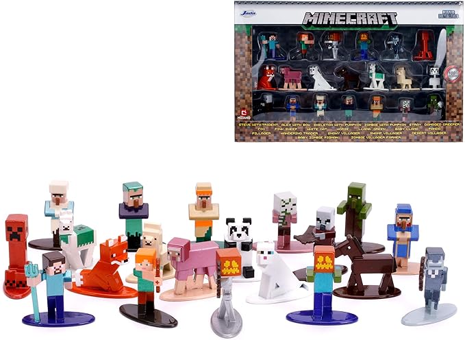 Buy Jada Mine Craft 20 Die Cast Figure Pack Wave 7 | Yallatoys.com