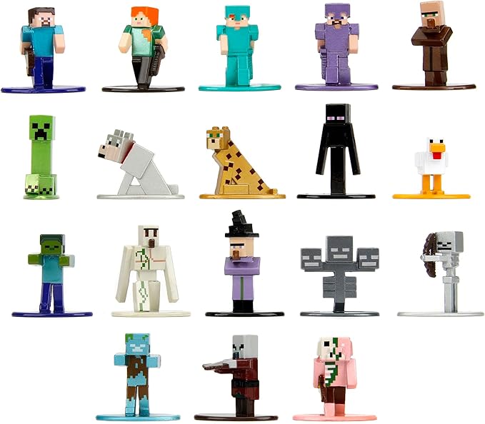 Buy Jada Toys Minecraft Multipack Nanofigurer Wave 12 | Yallatoys.com