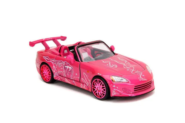 Buy Jada Pink Slips Sukis Honda S2000 Die Cast Car With Base Pink | Yallatoys.com